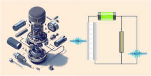 Condenser microphone principle